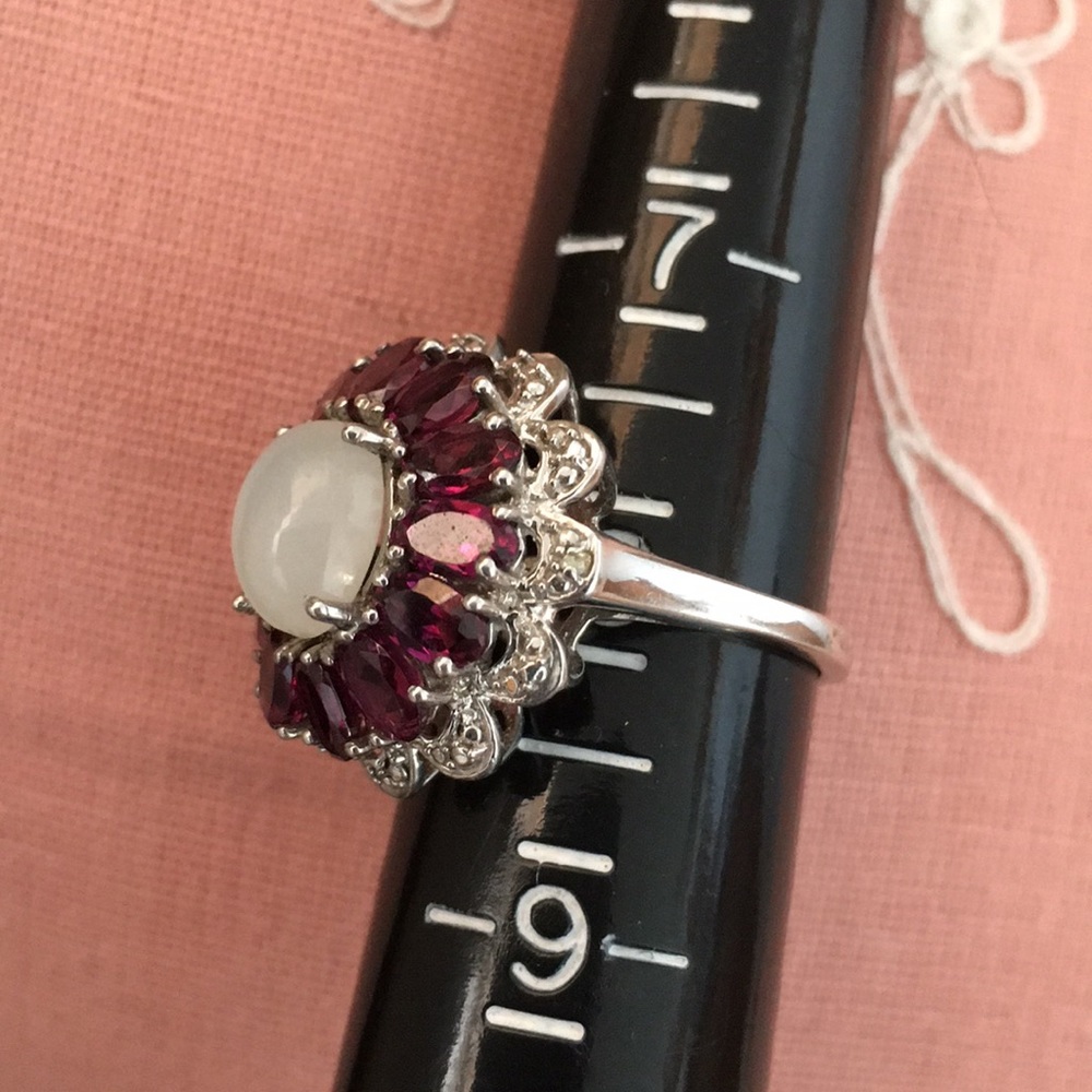 Sterling Silver And Ruby Ring - image 6